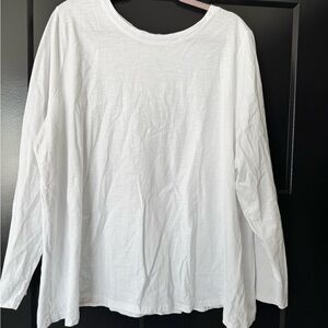 Sonoma White Long Sleeve Women's Tee